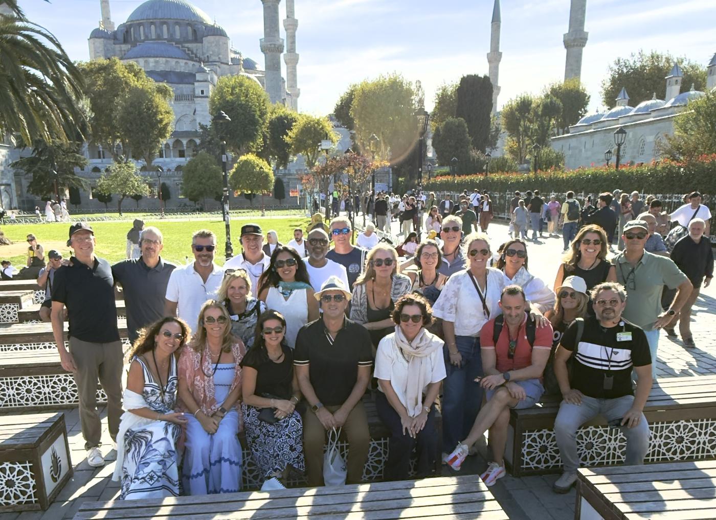 whole group, Sultanahmet Square