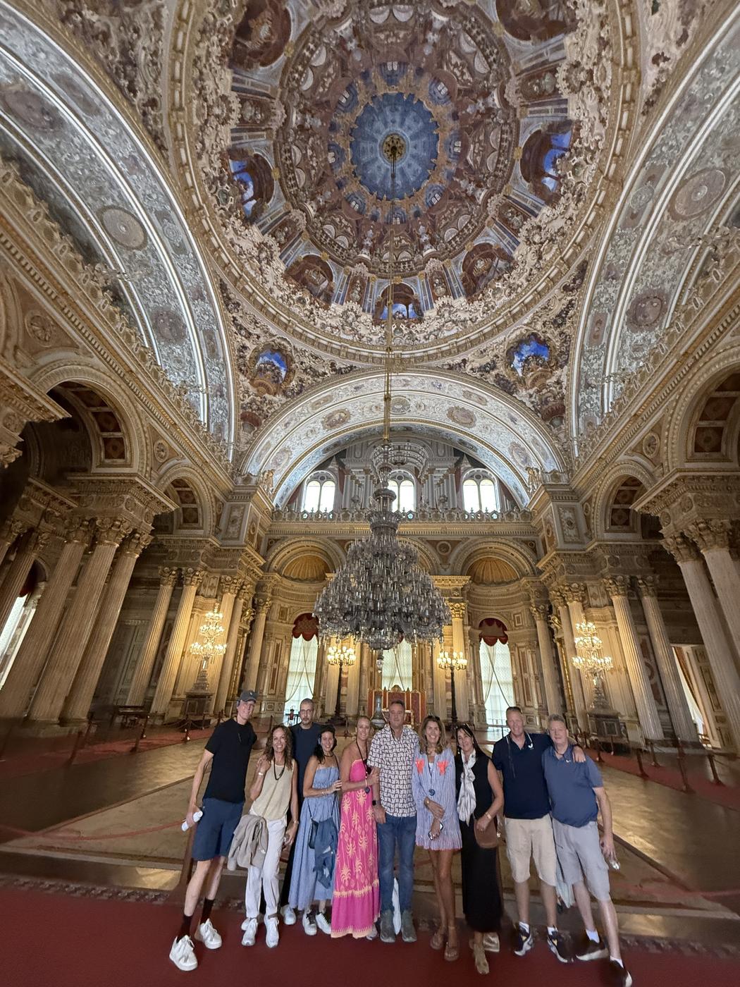 the group in the Ceremonial Hall
