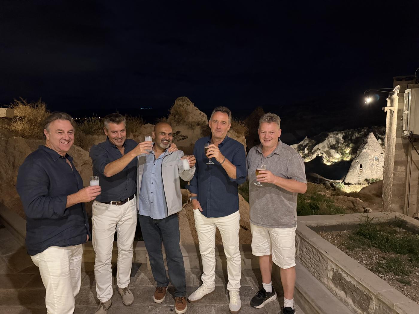 the men, last night in Cappadocia