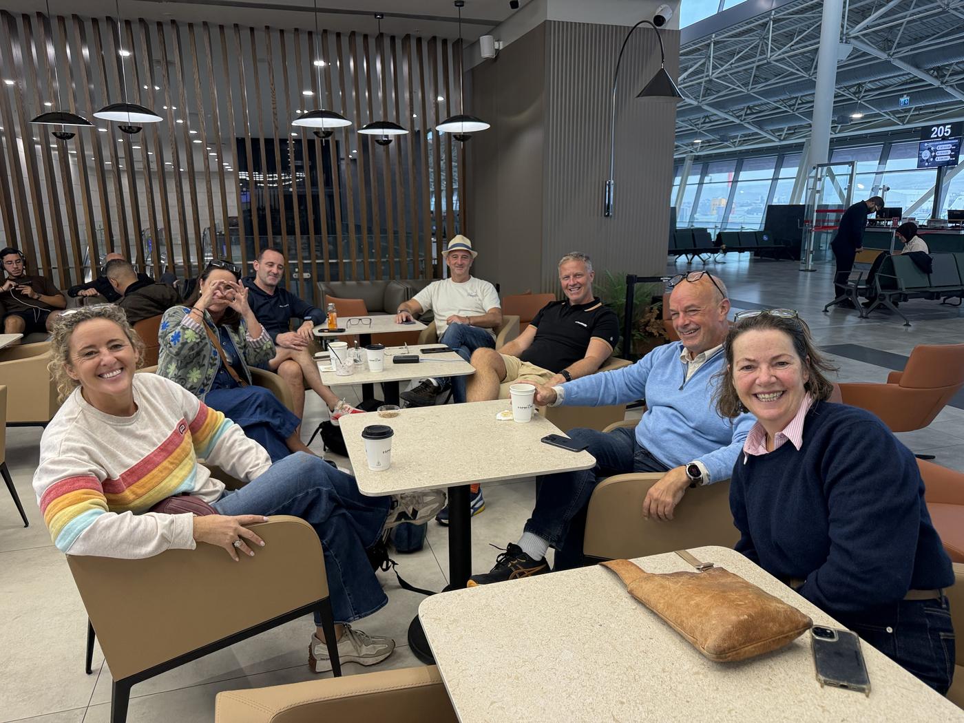 the lounge at Kayseri airport