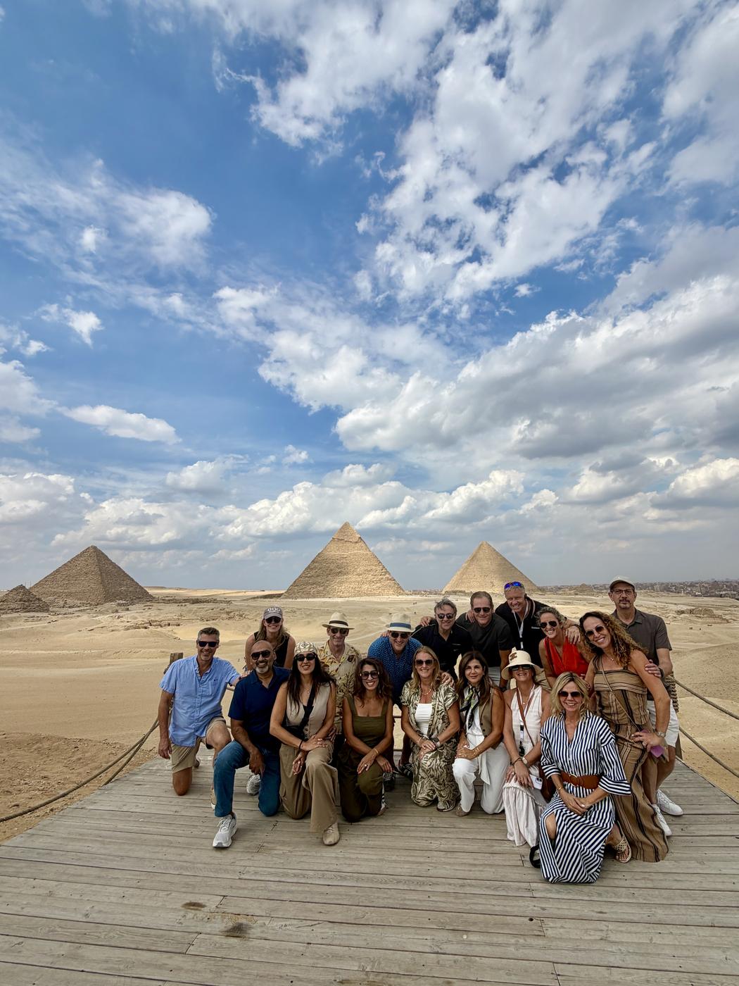 the whole group at the panorama