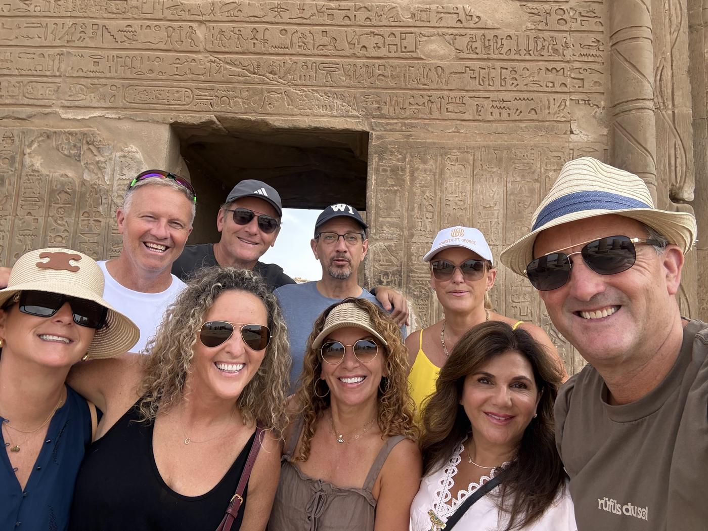 the group at Kom Ombo