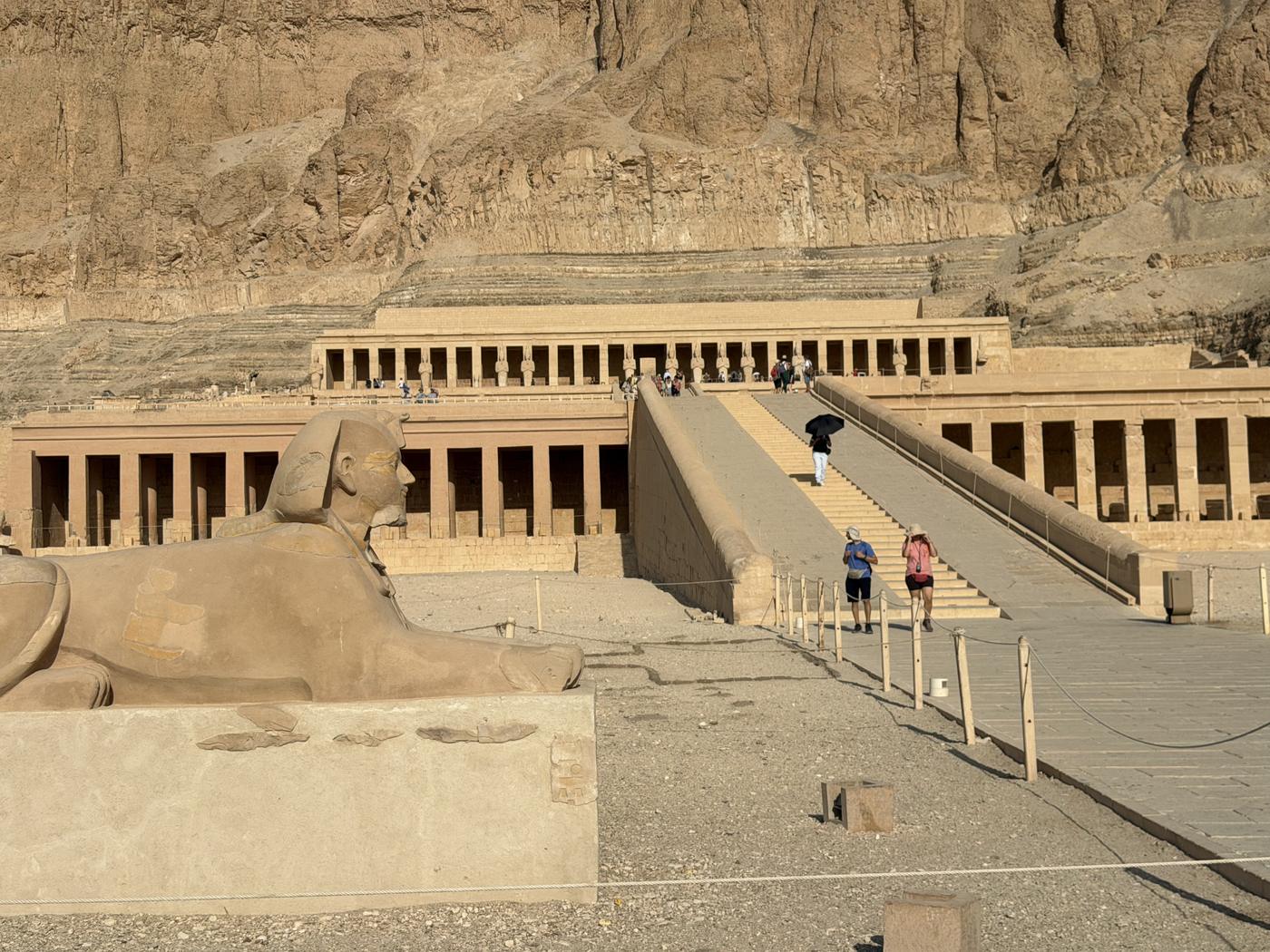 the Temple of Hatshepsut