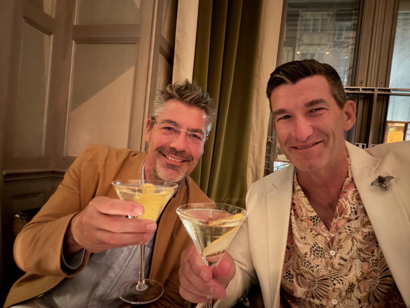martinis at the Connaught